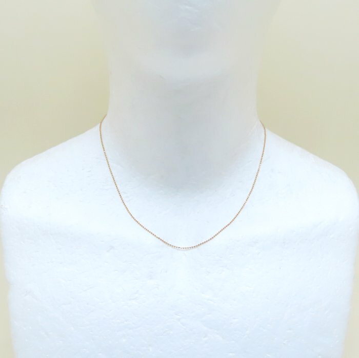 23ku 23区 ボールチェーン ネックレス 40cm K18PG ピンクゴールド レディース /294591【中古】【BJ】 phase-783-10298722 Luxury Brand ミドリヤ楽天市場店 サンプル画像2