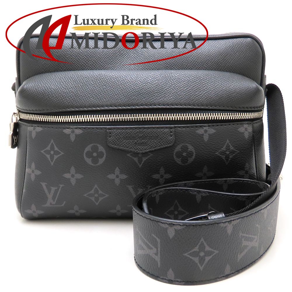LOUIS VUITTON ルイヴィトン タイガラマ モノグラム・エクリプス アウトドアメッセンジャーPM M30233 ショルダーバッグ ノワール メンズ/353159【中古】