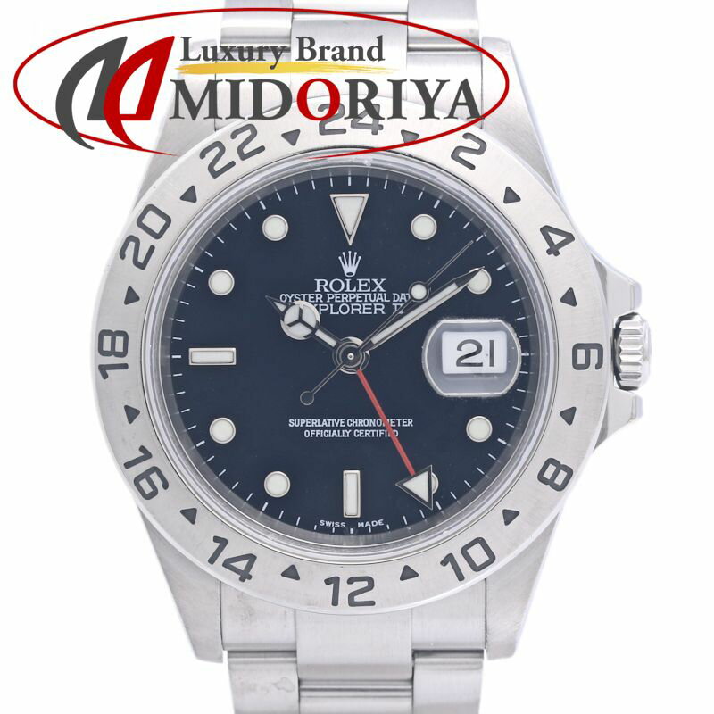BVLGARI - ROLEX ロレックス エクスプローラー2【オーバーホール済/磨き済】 16570T【中古】腕時計 メンズ ステンレススチール /40299