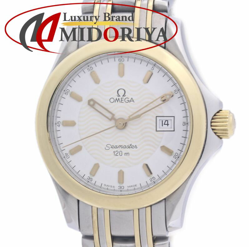 Sea Master - OMEGA オメガ シーマスター 120m デイト 2371.21.00【磨き済/電池交換済】【中古】腕時計 レディース K18YG イエローゴールドxステンレススチール /40314