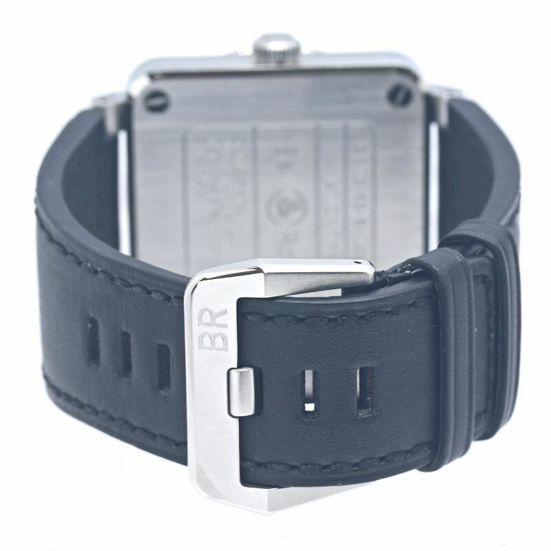 Bell＆Ross ベル＆ロス BR03-93 GMT BR0393-BL-ST/SCA【中古】腕時計 メンズ ステンレススチールx牛革 /40329