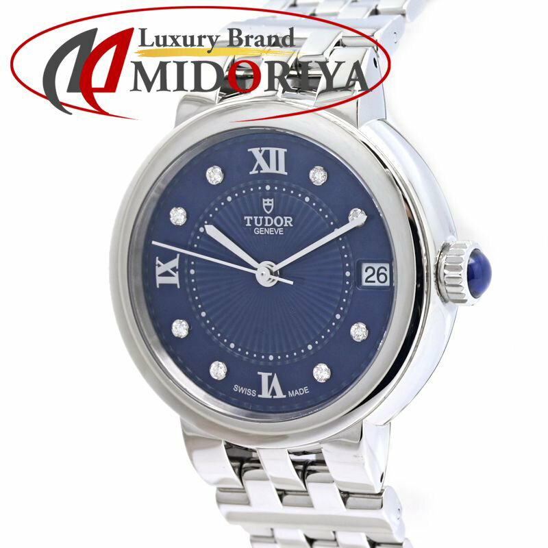 TUDOR チュードル クレア ドゥ ローズ 8Pダイヤモンド M35800-0010 【2025年購入】【中古】腕時計 レディース ステンレススチール /40358