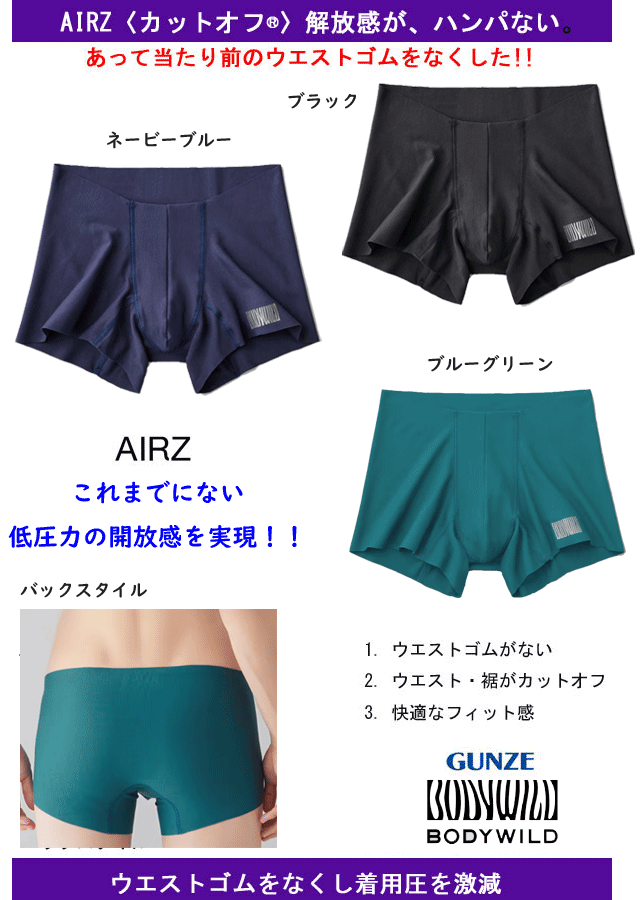 メール便発送 グンゼ ボディーワイルド エア ...の紹介画像2