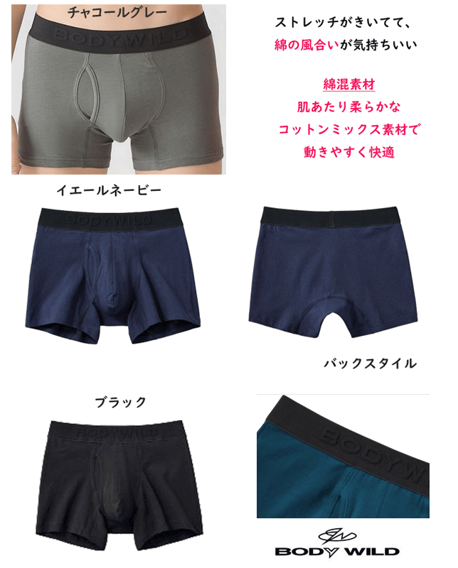 3枚組 まとめ買い グンゼ ボディーワイルド ...の紹介画像2