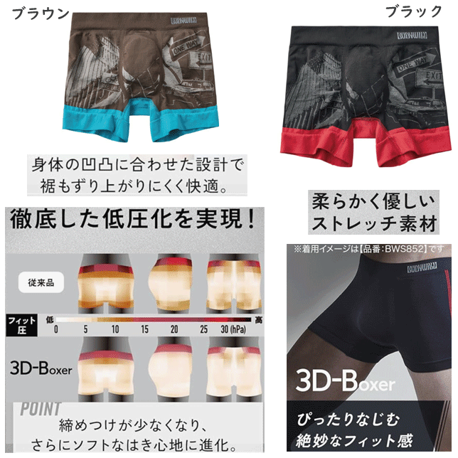 メール便発送 グンゼボクサーパンツDESIGN...の紹介画像2