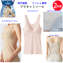 2枚組 まとめ買い グンゼ クールマジック レディース ブラキャミソール 抜群の通気性 GUNZE COOLMAGIC 吸汗速乾 メッシュ素材 涼しい 軽い インナー 肌着 下着 母の日 プレゼント EN2021H 定番 新作 SS 春夏 楽天 通販 送料込み