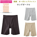 メール便発送 グンゼ キレイラボ Fitte フィッテ レディース ロングガ-ドル カットオフ 肌側綿100% オーガニックコットン 婦人 切りっぱなし GUNZE KIREILABO 肌着 下着 プレゼント 母の日 定番 KB4063N 年間定番 新作 楽天 通販 メール便送料込み