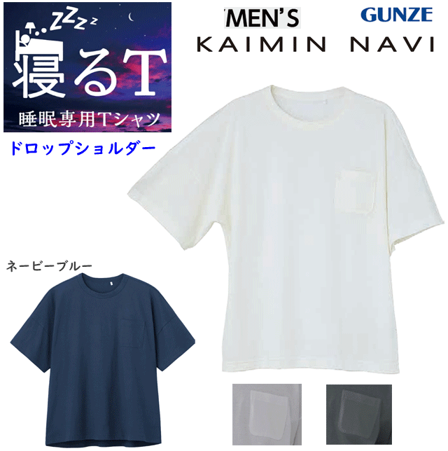 メール便発送 グンゼ メンズ 半袖 Tシャツ 寝るT 綿 コットン ルームウェア Tシャツ 夏 メッシュ アウトラストメッシュ 調温素材 吸汗速乾機能 綿100% 吸湿 通気 快適 ペア 夫婦 部屋着 紳士 KV1002 春夏 SS 楽天 通販 父の日 敬老の日 プレゼント GUNZE メール便送料込み