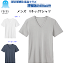 メール便発送 グンゼ アセドン メンズ VネックTシャツ 半袖シャツ オールシーズン対応 ベア天竺素材 吸放湿 吸汗速乾 抗菌防臭加工 GUNZE COOLMA...