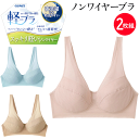 2枚組 まとめ買い グンゼ 軽ブラ ノンワイヤー ブラジャー レディース 軽ブラ ノンワイヤーブラ ワイヤレスブラ ブラ ランジェリー らくちん 軽い 薄い 乾きやすい GUNZE インナー 肌着 下着 ノンワイヤーブラ 母の日 敬老の日 プレゼント EB1235N 定番 楽天 通販 送料込み