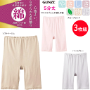 3枚組 まとめ買い グンゼ レディース 5分丈 ウエストゴム入れ替え可能 抗菌加工 保湿成分配合 高級 エジプト綿 100% やさしさ物語 GUNZE インナー レディース肌着 下着 母の日 プレゼント YA3466V 新作 年間定番 楽天 通販 送料込み