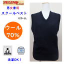 スクールベスト ウォッシャブル ベスト 丸洗いOK ニット専門ブランド NIKKE ニッケ SELENE Club スクールニット 509kv ベスト 120-...
