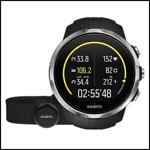 【アクティビティ特集】新品 即日発送 Suunto スント スパルタン スポーツ ブラック ハートレートベルト付き メンズ レディース 腕時計 SS022648000