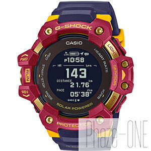 楽天Phaze-oneカシオ G-SHOCK（ジーショック） FC Barcelona Matchday コラボレーション モデル ソーラー GPS 衛星 電波 メンズ 腕時計 GBD-H1000BAR-4JR