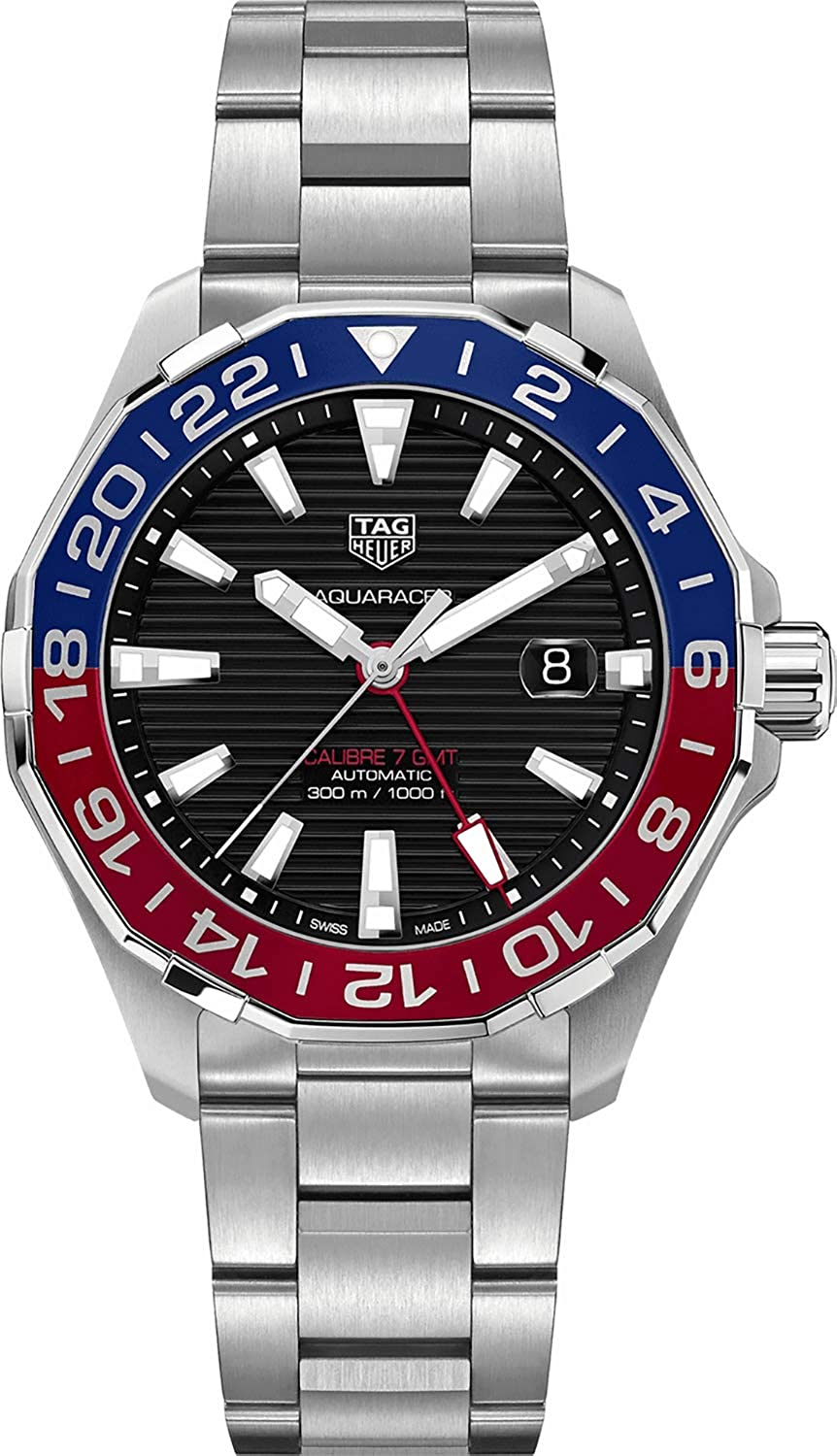 タグホイヤー アクアレーサー GMT 300m防水 自動巻き メンズ 腕時計 WAY201F.BA0927