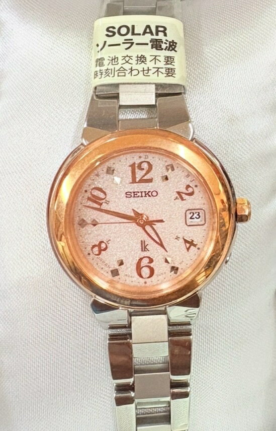 【人気】SEIKO LUKIA SSQW016 ソーラー 電波 チタン 時計 楽天市場】lukia SSQW016(腕時計)の通販