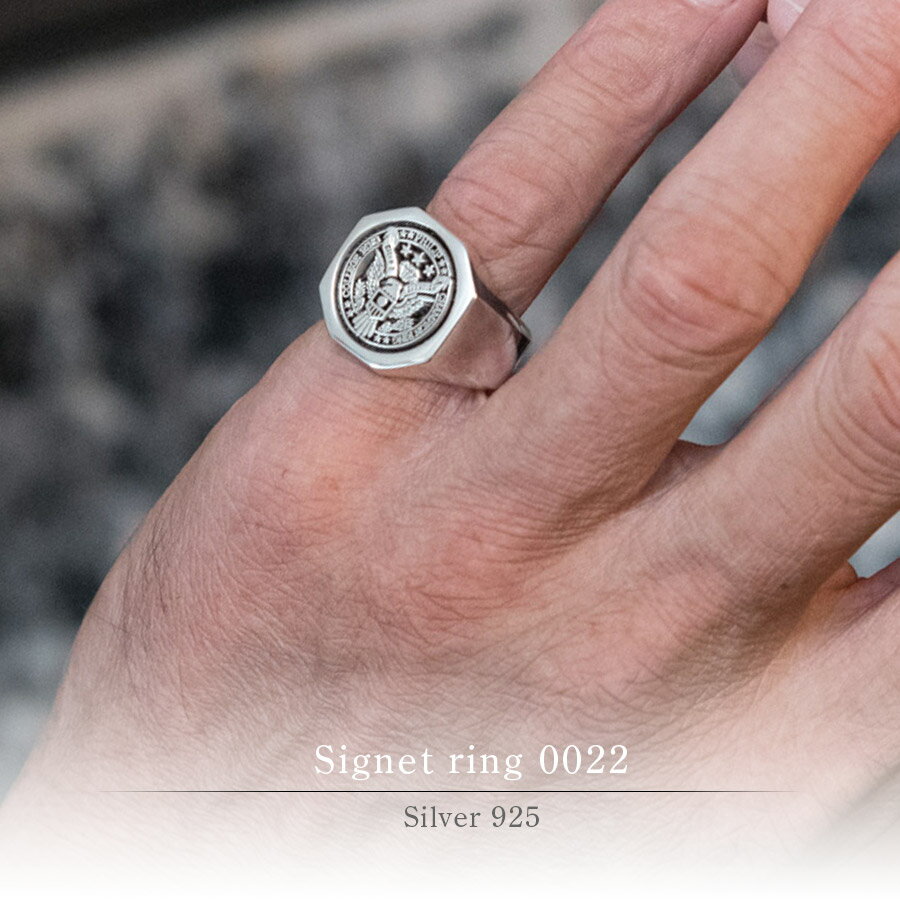 メンズリング 男の指輪 シグネットリング 印台 カレッジリング 印台リング シルバーリング シルバー シグネット リング シルバー925 メンズ レディース ユニセックス 指輪 サイズ 名入れ 太め オーダー 名前 アフターサービス 送料無料