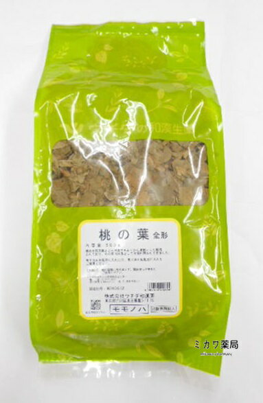 ウチダ和漢薬桃の葉・全形（浴湯用）500g送料無料