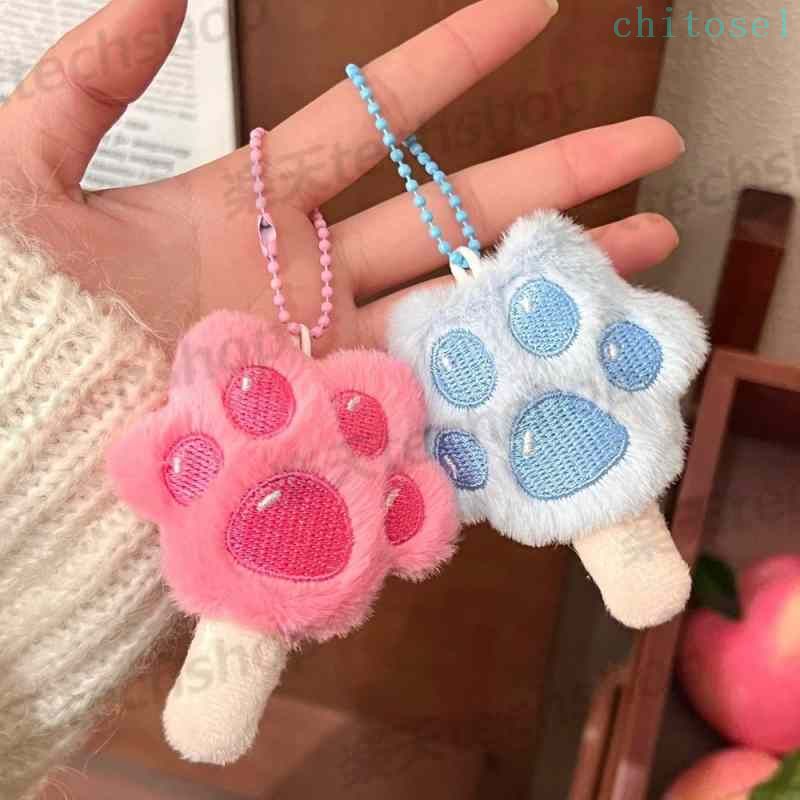 購入2点で5%OFF 猫爪アイスキャンディー がバッグストラップを飾る バッグ ストラップキーホルダー ズートピア かわいい キーリング phoebehou 落下防止 キーホルダー 少女 ペンダント 高品質 おすすめ 簡単 清潔 丈夫 3