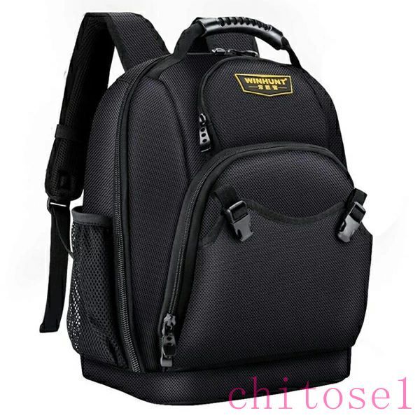 Men'S Bag - 購入2点で5%OFF リュック ツールバッグ 工具バッグ 道具リュック 作業用バッグ 工具?道具?資材収納 大口収納 PC収納 撥水 大容量 出張 大口 大工道具 工具袋 道具袋 バックパック 持ち運び phoebehou 仕分け 底部補強 工具 耐摩耗