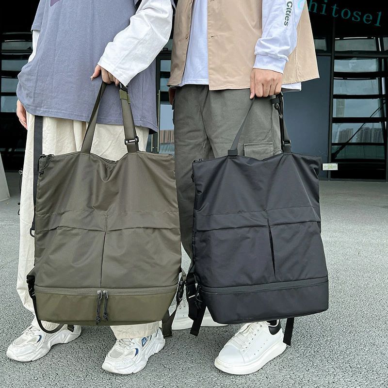 購入2点で5%OFF ショルダーバッグ メンズレディース トートバッグ 大容量 通勤用 ...