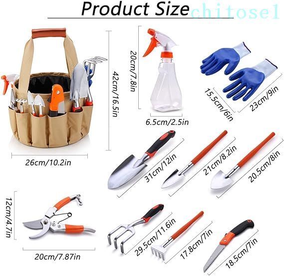 購入2点で5%OFF ガーデニングツールバケツバッグ 栽培用 農業用 phoebehou 10個い...