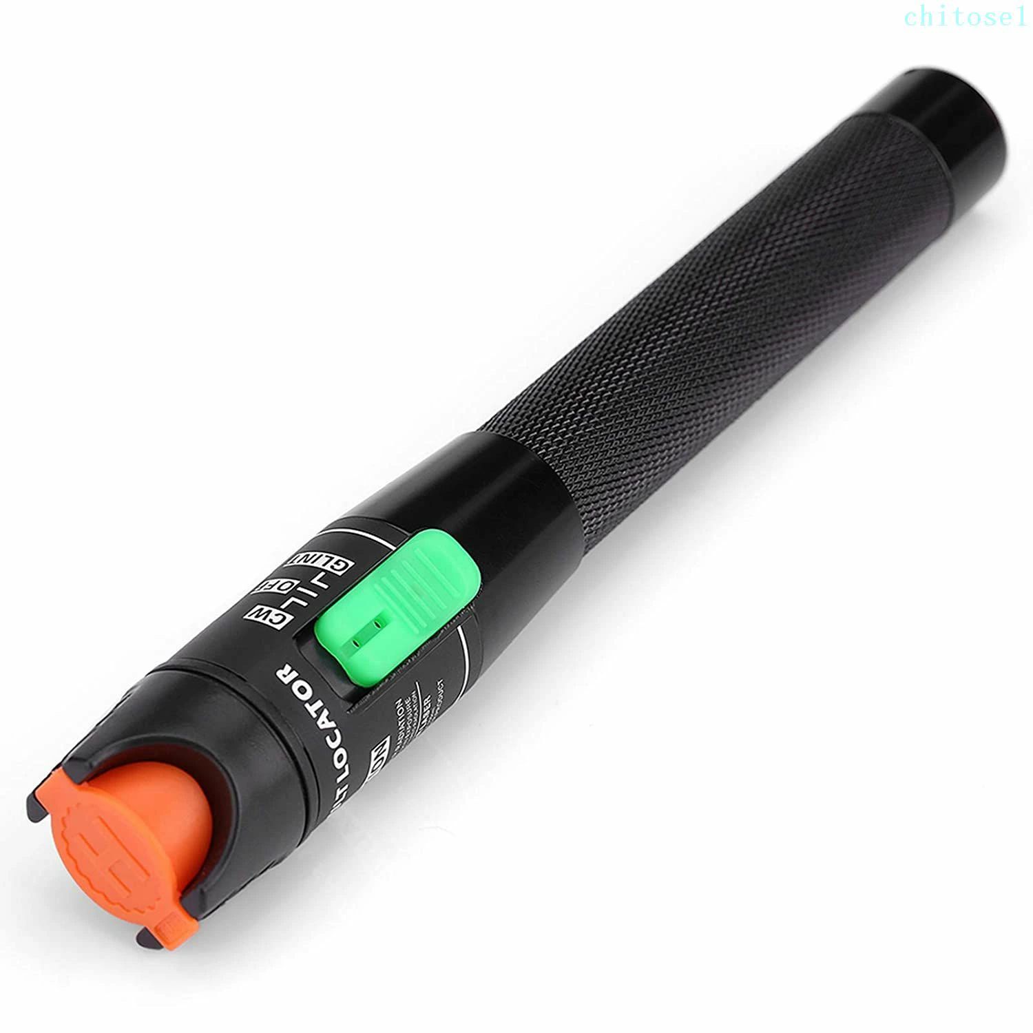 購入2点で5%OFF 光ファイバーチェッカー 測定距離30km 小型ファイバテスター 赤色可視光源  ...