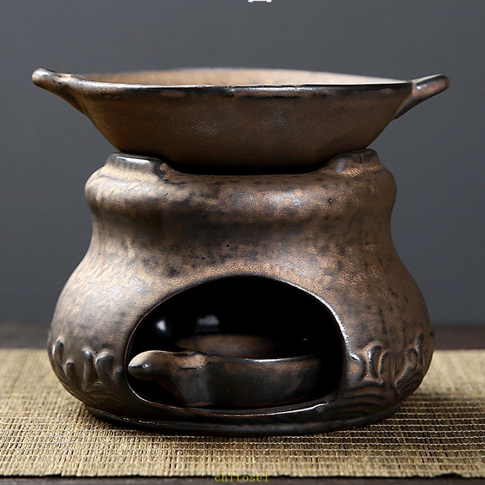 購入2点で5%OFF 香炉 陶器アロマポッ�