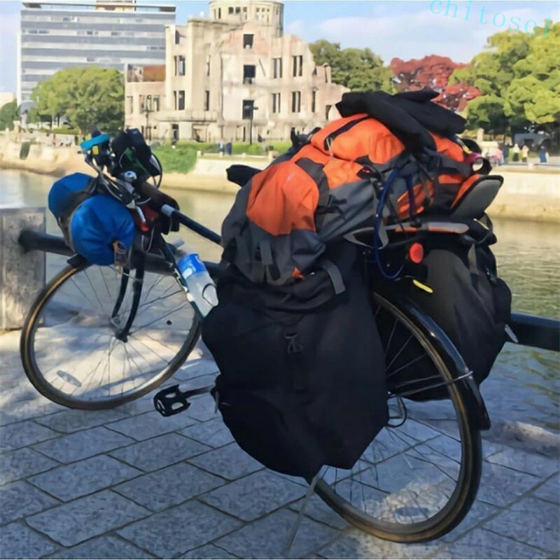 購入2点で5%OFF 自転車 伸縮自由 軽量 荷台 キャリア 後付け 荷物台 耐荷重50KG 着...