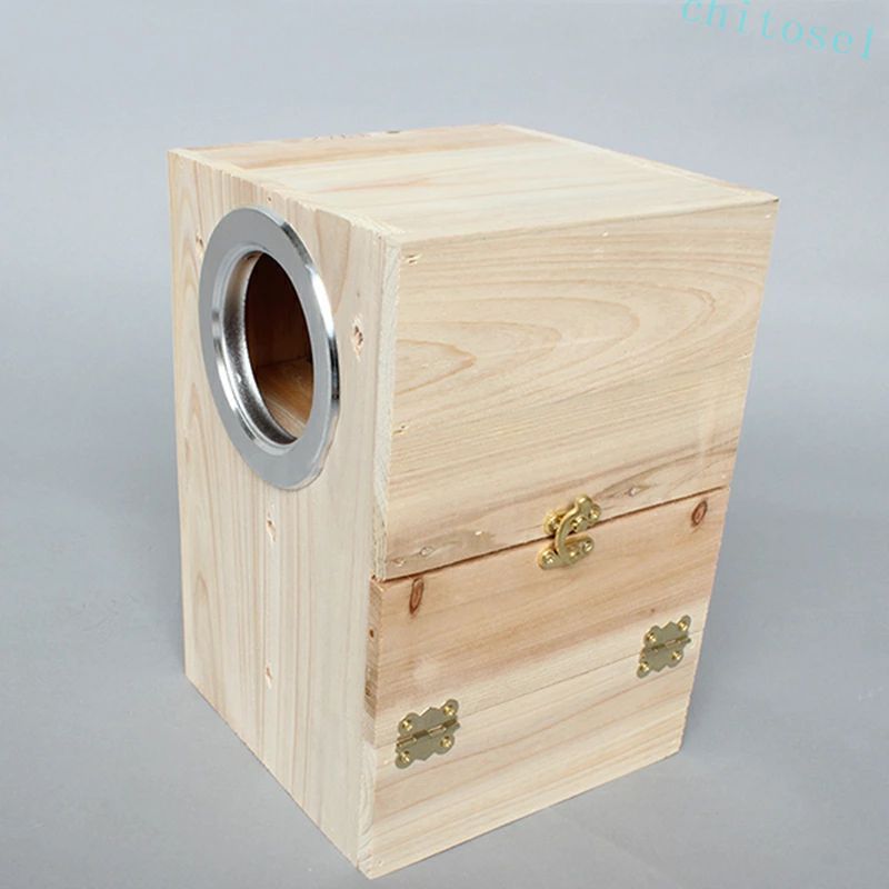 購入2点で5%OFF 巣箱 縦式 天然木材 インコ オウム巣箱 孵化 繁殖 オカメ セキセイ ボタン コガネメキシコ コザクラ マメルリハ 便利グッズ おしゃれ 使いやすい 家庭用 業務用 新生活 贈り物 多用途 シンプル 省スペース phoebehou