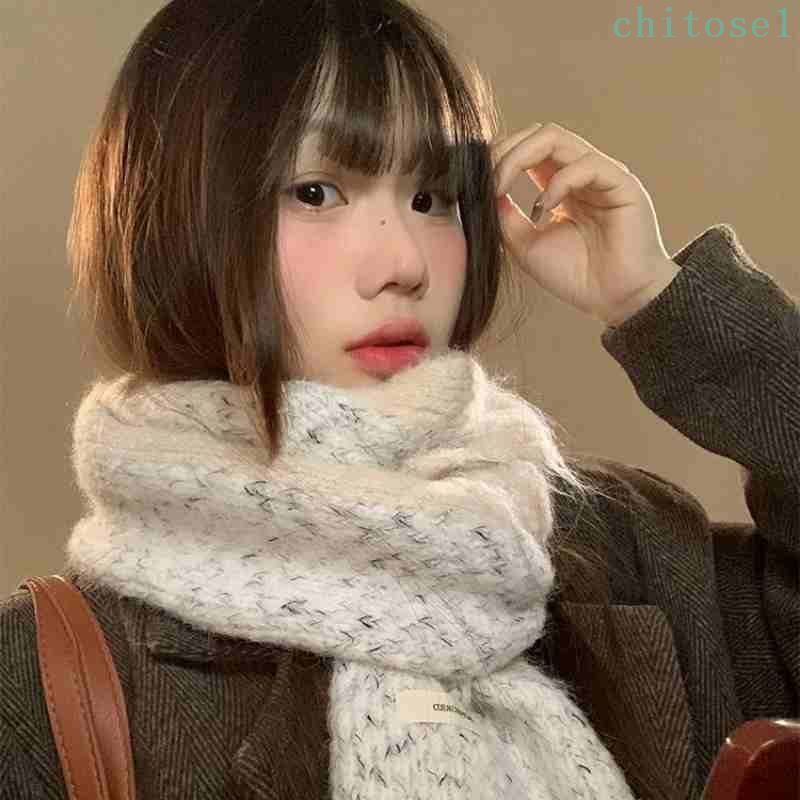 購入2点で5%OFF ウール入りニットマフラー ニット おしゃれ 通勤 秋冬 あたたまること あつさを増す 韓国風 学生 きれいめ カジュアル 通学 普段着 春 夏 秋 冬 体型カバー 着回し ゆったり 便利グッズ 使いやすい 家庭用 phoebehou