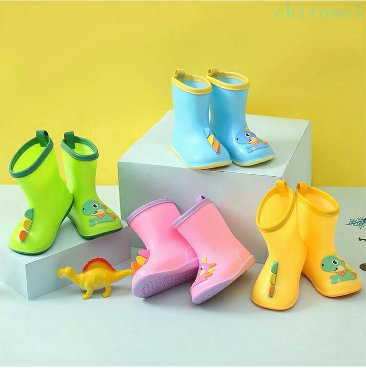 フィービーのレインブーツ 女の子 男の子 子供用 雨具 子供靴 キッズ 雨靴 レインシューズ かわいい 防水 通学 キャンプ 16 17 18 怪獣 恐竜 ジュニア 小学生 幼稚園 保育所 低学年 入学 入園 軽い 長ぐつ｜アングル2