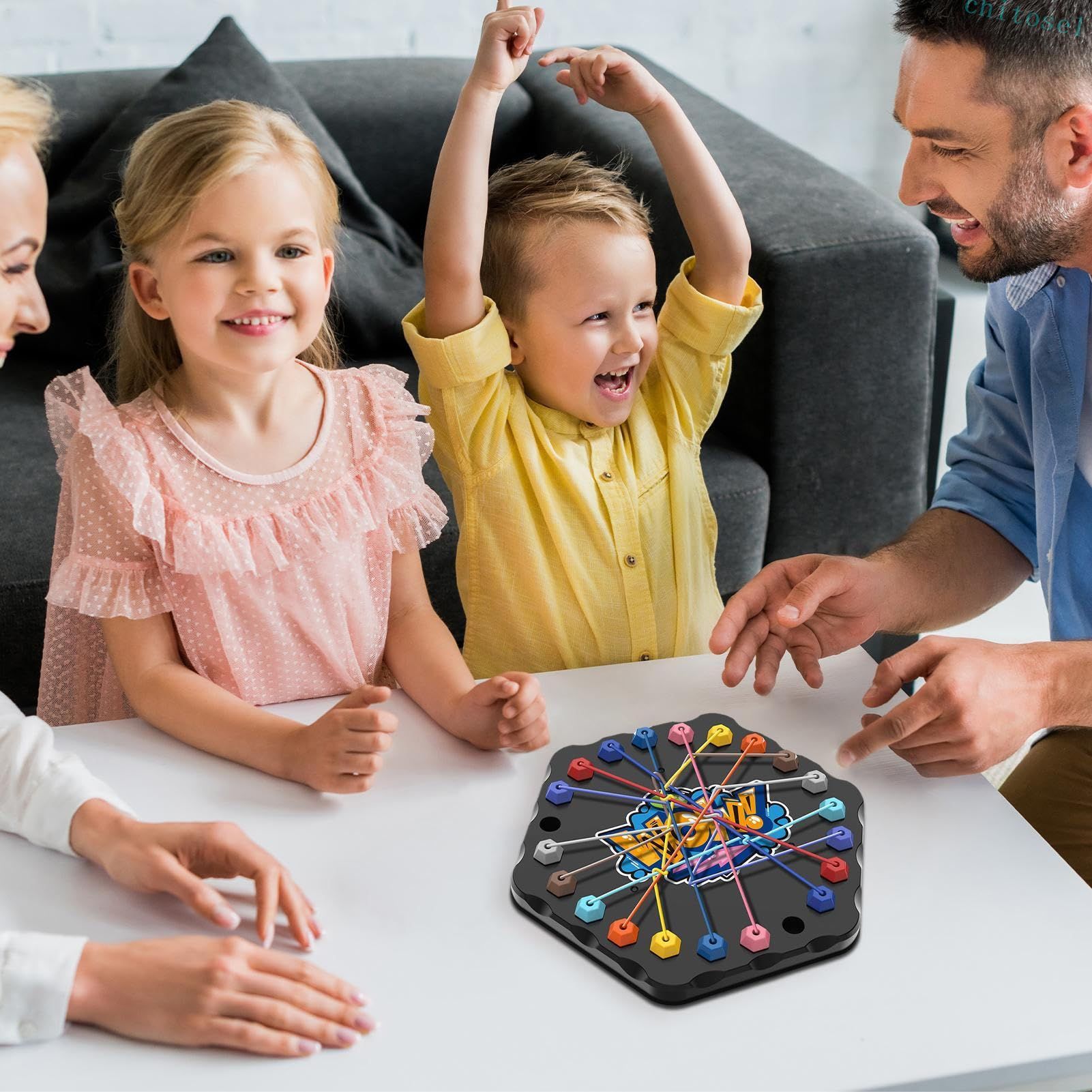 フィービーのロープパズルゲーム ロープをほどくボードゲーム ストラテジーパズル 子供と大人のための知育玩具 手先の器用さを養う親子インタラクションツール ギフト おしゃれ 新生活｜アングル2