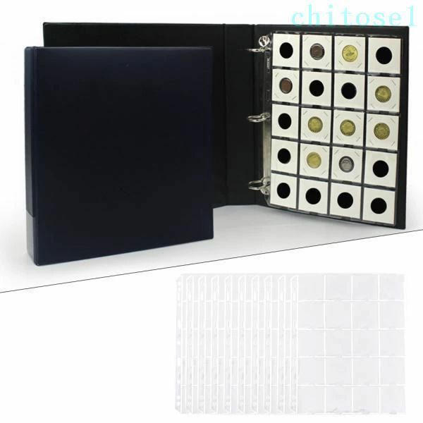 Album - 購入2点で5%OFF 10個透明コインアルバム 10ページバインダー200ポケット メダリオンコレクションコインホルダー コレクターコインスリーブページ 整理整頓 収納用品 多機能 小物収納 おしゃれ 北欧 家庭用 phoebehou