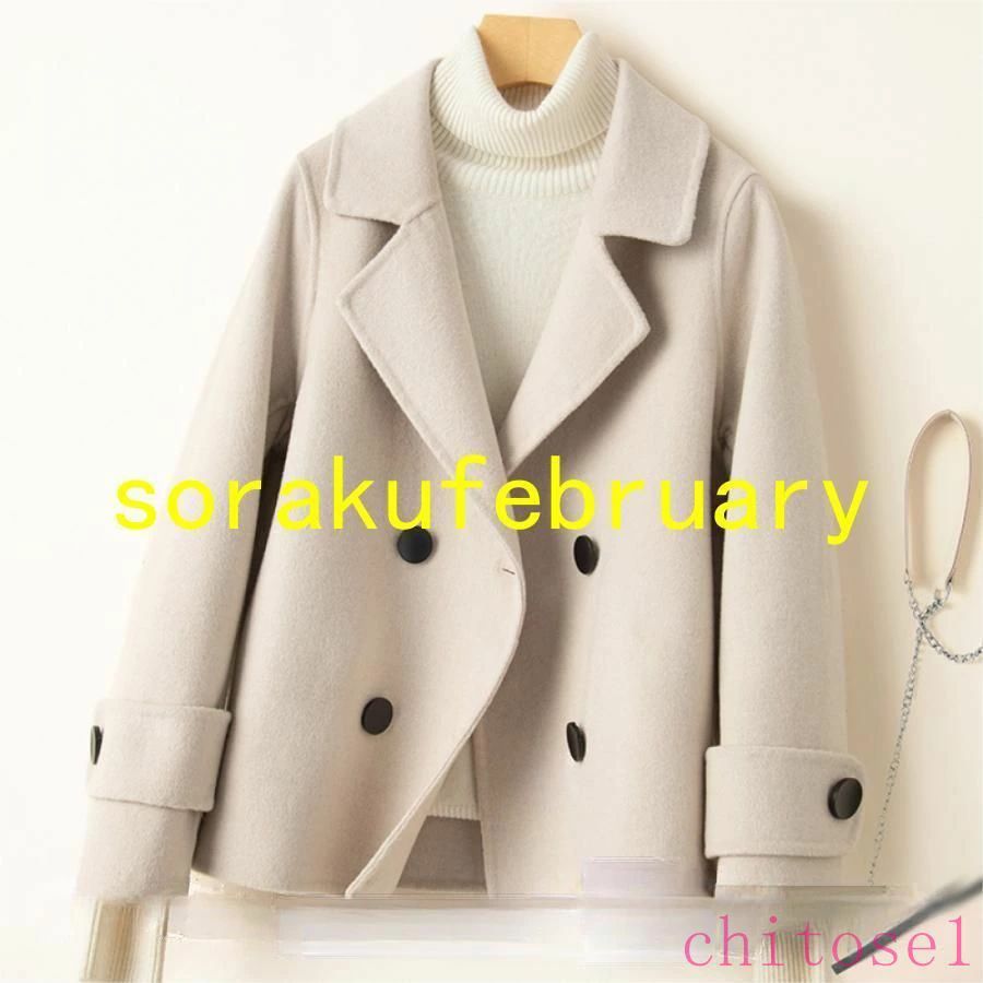 購入2点で5%OFF チェスターコート レディース ショートコート 40代 アウター 服 ロングコート コート Pコート 冬 phoebehou 無地 秋 シ..