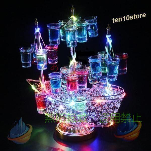 幻の船 LED酒ボトルの表示棚 24カッ�