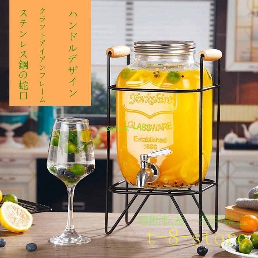 【期間限定500円OFFクーポン】ドリンクサーバー ガラス ジャグ ガラス飲料ディスペ...