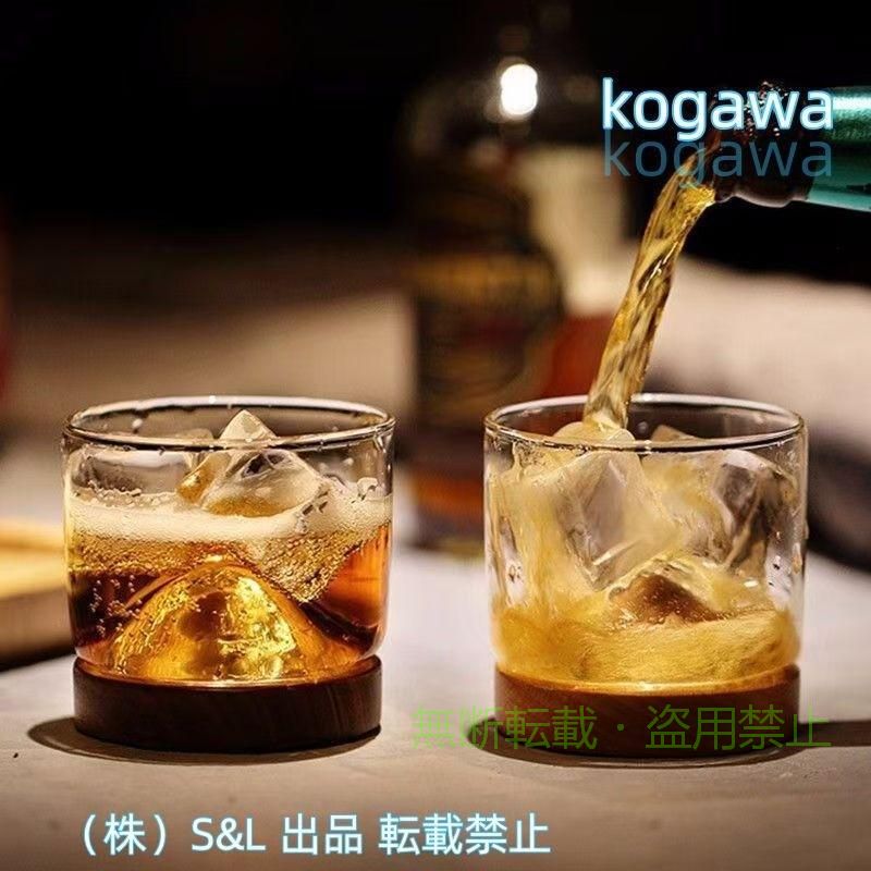 ウイスキーグラス セット 木台付き 高級 ガラス ロックグラス おしゃれ Whiskey glass