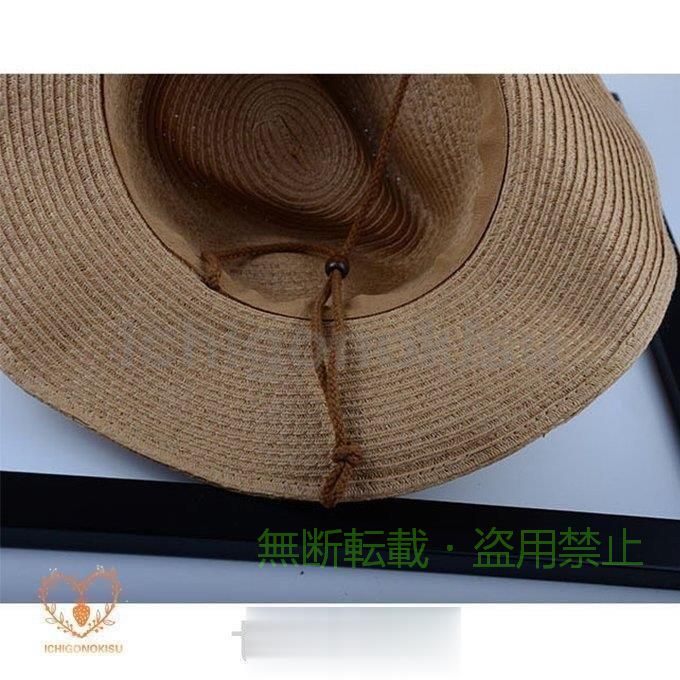 【期間限定5％OFFクーポン】麦わら帽子メンズレディーステンガロンハット折りたた...
