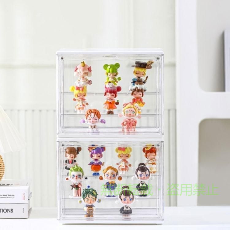 フィービーの【期間限定5％OFFクーポン】アクリルケース ミニフィギュア 収納ケース コレクションケース 収納ボックスゾンチー防塵 クリアケース 透明 送料無料 ディスプレイケース 積み重ね可能｜アングル2