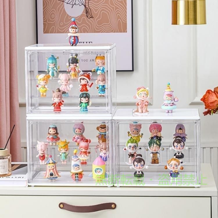 フィービーの【期間限定5％OFFクーポン】アクリルケース ミニフィギュア 収納ケース コレクションケース 収納ボックスゾンチー防塵 クリアケース 透明 送料無料 ディスプレイケース 積み重ね可能｜アングル3