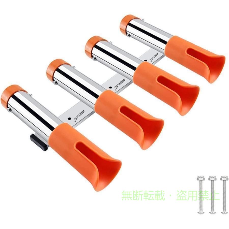 【期間限定300円OFFクーポン】4連釣りロッドホルダー 船用釣竿ホルダー ステンレス...