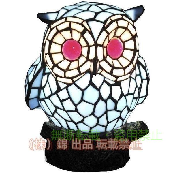 楽天市場】フクロウ ステンドグラス ランプの通販
