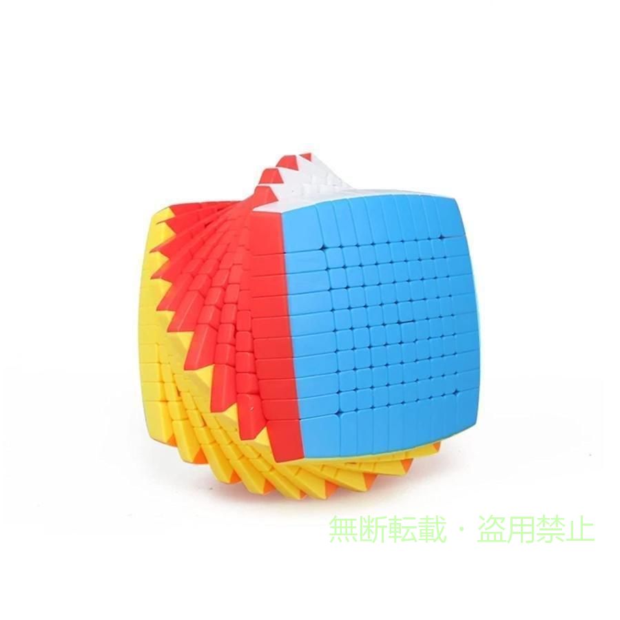フィービーの【期間限定500円OFFクーポン】10レイヤーキューブ 教育のおもちゃマジックキューブパズル10x10x10ステッカーハイレベル難しい教育ねじれの知恵玩具ゾンチー車用品 取付簡単 ドライブ｜アングル2