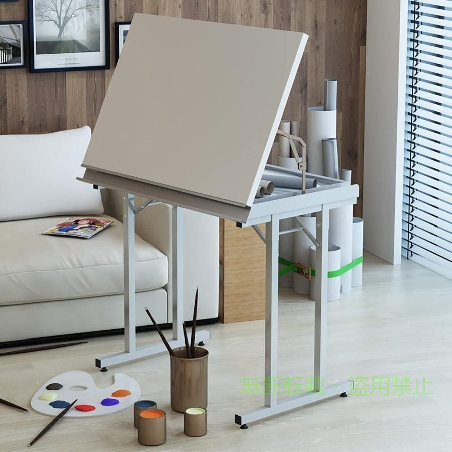 【期間限定2000円OFFクーポン】昇降デスクスタンディングデスク絵画テーブルドローイングテーブル66*90*80CM多機能製図台作業台勉強机0-80°机オフィスデスク製図テーブルブックテ XXXXX