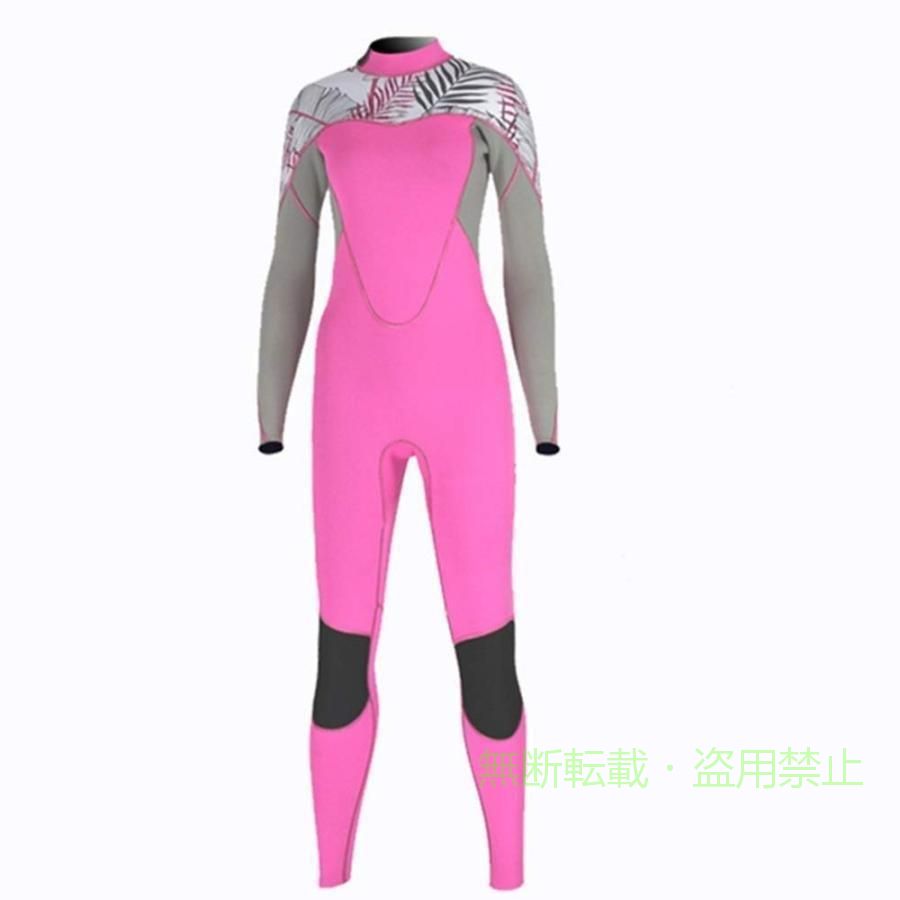 フィービーの【期間限定800円OFFクーポン】ウェットスーツ女史のネオプレンウェットスーツ日2ミリメートル長袖ファスナーウェットスーツ暖かいシュノーケルサーフカヤックダイビング後ウェットスー｜アングル3