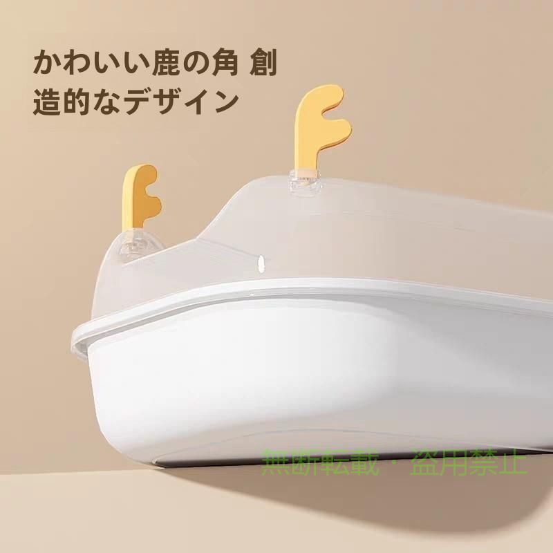 猫トイレ 砂 におい対策 おしゃれ 上から猫トイレ 猫用トイレ用品 ペット用ゾンチーネコのトイレ 大型 ペットトイレ 室内用 お手入れ簡単 快適 小型犬 猫用品