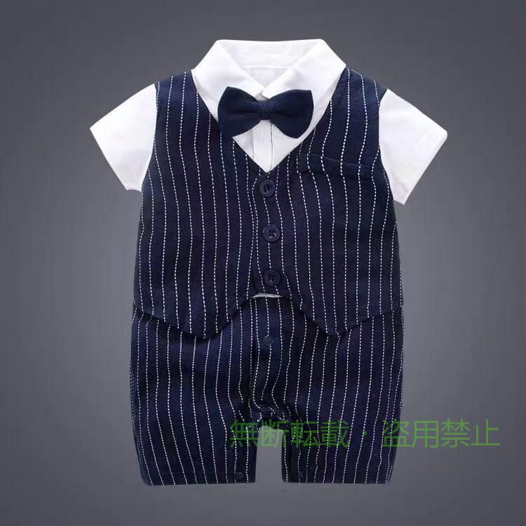 【期間限定5％OFFクーポン】子供服 男の子 スーツ フォーマル ロンパース 赤ちゃん 紳士風 キッズゾンチー出産祝い 結婚式 誕生日 お宮参り 歩きやすい 軽量 快適 おしゃれ 普段使い 知