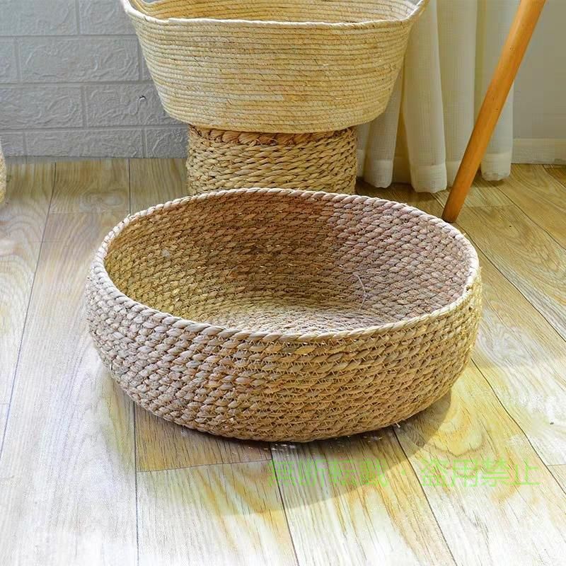 【期間限定5％OFFクーポン】猫ベッド 犬猫用ベッド ラタン ペットソファ ソフト ペット用ベッド クッションゾンチー洗える 猫寝床 おしゃれ 丈夫 柔らかい 四季 通年タイプ ペット用品