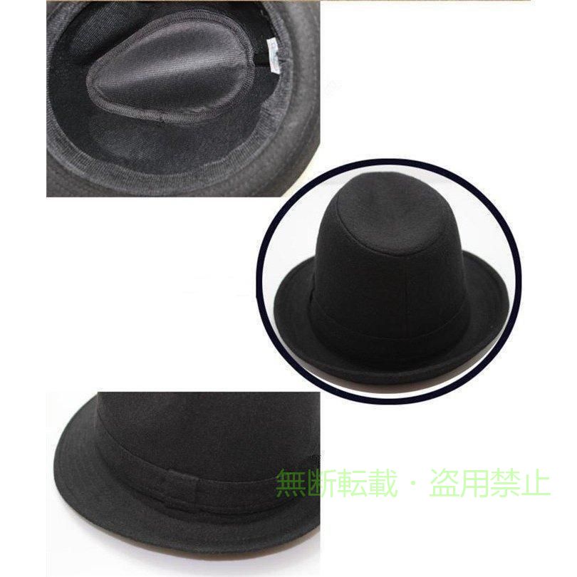 フィービーの【期間限定300円OFFクーポン】中折れハット メンズ フェルトHAT ウール 中折れ帽子 秋冬 帽子 大きいサイズゾンチーシンプル 男女兼用 歩きやすい 軽量 快適 おしゃれ 普段使い 人気 おす｜アングル3